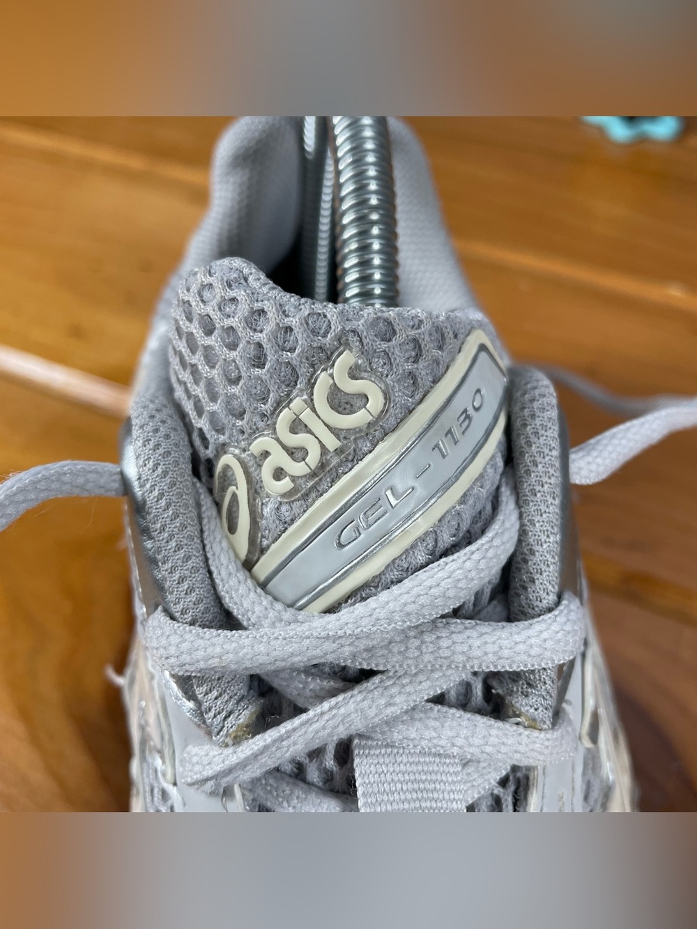 ASICS Gel-1130 Womens Size 8.5 Cloud Grey Oatmeal Running Shoes 1202A164-023 - Picture 6 of 16